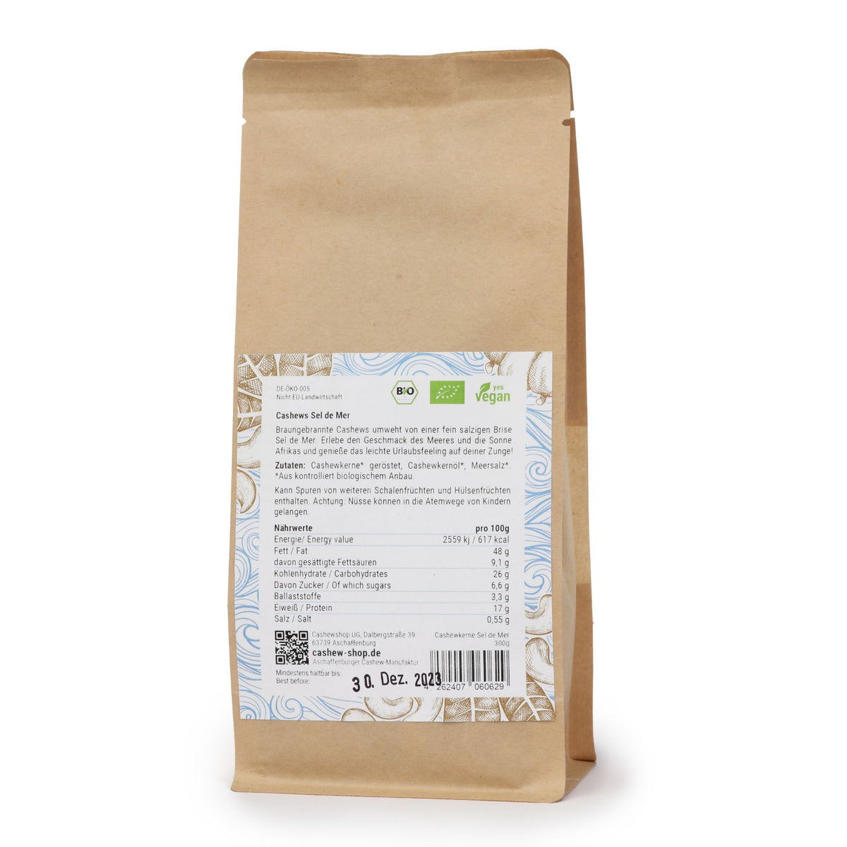 Cashew Sel de Mer (geröstet und gesalzen) Cashew Shop